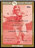 Wake Forest Demon Deacons 2014 Vintage Football Calendars by Asgard Press (2013-08-01) by
