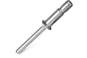 ALLCLEAN 3/16" x 5/8" Industrial-Grade Internal Lock Dome Head Structural Rivets Pop Rivets – Robust Connections Designed for Heavy-Duty Projects - 30 Pack