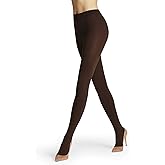 FALKE Women's Pure Matt 100 Denier Opaque Tights, Blue (Marine 6179), M