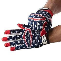 Cutters Game Day Receiver Glvs Flag S/M
