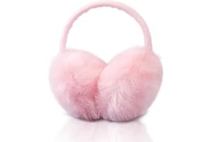 SEYUFN Faux Fur Fuzzy Ear Muffs Women Soft Plush Fluffy Earmuffs Ski Headband Ear Warmer Adjustable Ear Muffs for Girls