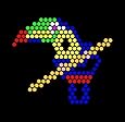 Lite Brite Refill: The Zoo (7x7 SQUARE) - NOT FOR NEW LITE BRITES - For pre-2013 Lite Brites ONLY