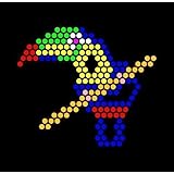 Lite Brite Refill: The Zoo (7x7 SQUARE) - NOT FOR NEW LITE BRITES - For pre-2013 Lite Brites ONLY