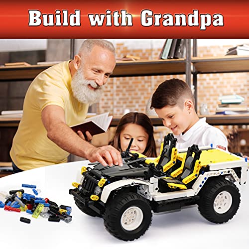 WISEPLAY Model Car Kits to Build for Adults and Kids Technic OffRoad