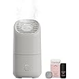 Canopy Portable Misting Humidifier - Cordless 11 HR Run Time, 500 mL, TSA Approved Travel Humidifier - Alleviate Symptoms of Allergies, Flu, Cold, Dry Skin - Includes Aroma & Adapter - Moonstruck