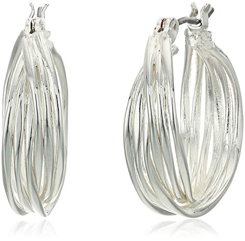 nine west hoop earrings