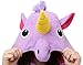 OLadydress Unisex Unicorn Costumes Pyjamas, Adult Women Men Animal Cosplay Onesie Purple Small