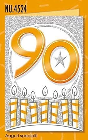 Biglietto Di Compleanno 3D Pop Up Per 90 Anni - Con Busta Inclusa | Design Elegante Per Nonni, Amici E Familiari