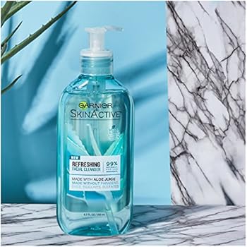 garnier face wash aloe