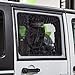 Xprite Rear Window Magnetic Sun Shades and Bug Insect Screen Mesh Compatible with 2007-2018 Jeep Wrangler 4Dr JK Unlimited (Two Screens)