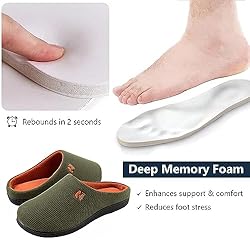 RockDove Men's Original Two-Tone Memory Foam
