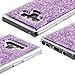 Caka Galaxy Note 9 Case, Galaxy Note 9 Glitter Case [Liquid Series] Sparkle Fashion Bling Luxury Flowing Liquid Floating Glitter Soft TPU Clear Case for Samsung Galaxy Note 9 - (Purple)