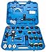 freebirdtrading 8MILELAKE 28pcs Universal Radiator Pressure Tester and Vacuum Type Cooling System Tool Kit (Blue)