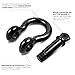 USWAY GEAR 3/4’’ D-Ring Shackles (2-Pack) 57,000 Lbs Breaking Strength & 9,500 Lbs Working Load + 4 Free Pcs Washer Kit Rings | Great for Vehicle Towing, Recovery, Stump Removal & More