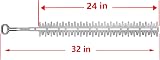 Cancanle 24in Hedge Trimmer Blade Set for Stihl HS45 4228-710-6051A view 2