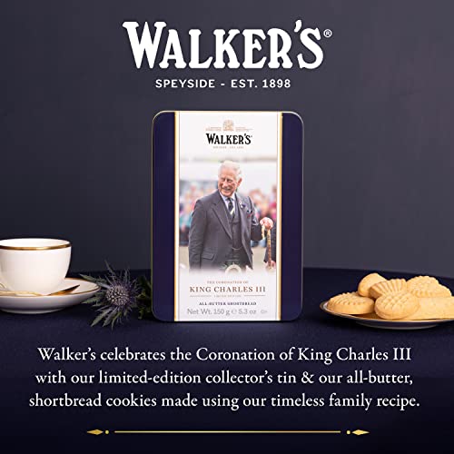Walker's Shortbread King Charles III Limited Edition Coronation Tin