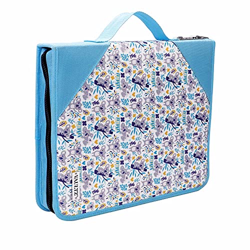 Vaultz Locking Zipper Binder, 2.28" x 11.22" x 14", Koala Pattern