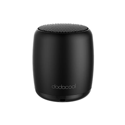 dodocool Wireless Speakers Mini Small Portable BT Speakers Built-in Mic and Selfie Remote Control, Low Harmonic Distortion for iPhone iPad Android