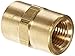 Dixon Valve BA2F2F Brass Fitting, Hex Coupling, 1/4