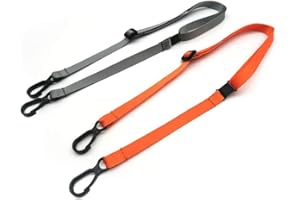 Mask Lanyard, 2 Pack Strap for Kids Adults, Tangerine Orange and Ash Grey, Adjustable Mask Holder, 2.0 x 70 Centimeter Extend