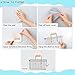 FaayFian Wall Mounted 3-in-1 Kitchen Sponge Holder, Stainless Steel Bathroom Shelf Storage Organizer, Soap Scrubbers Holder + Dish Cloth Hanger, Bathroom Shower Caddy, Kitchen Sink Caddy