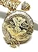 Gold Plated Coin Centenario Mexicano Moneda 50 Pesos Eagle Pendant Chain CZ Oro Cadena 26”