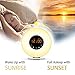 Sunrise Alarm Clock Wake Up Light FM Radio Clock Night Light for Heavy Sleepers & Kids - 7 Adjustable Colors - Sunrise and Sunset Simulation with Touch Control