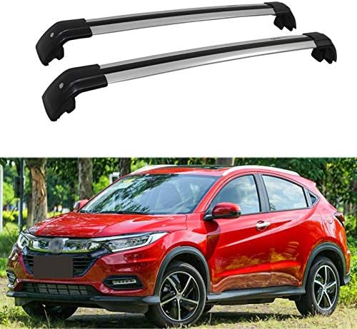 クロスバー ホンダ ヴェゼル Hrv 16 21 ルーフレール ラック ラゲッジ シルバー