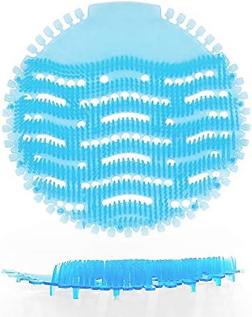 HonTop Urinal Screens Deodorizer Anti Splash Technology - Fits Most Top Urinal Brands at Restaurants, Office Building, Home, Schools, etc. (20-pack, Blue - Ocean Mist)
