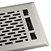 Accord AMFRSNMA410 Manhattan Floor Register, 4-Inch x 10-Inch(Duct Opening Measurements), Satin Nickel