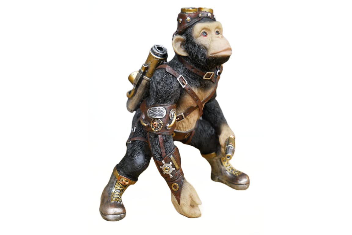 DaisyandGordi's Home Interiors Steam Punk Exploring Space Monkey Themed Ornament