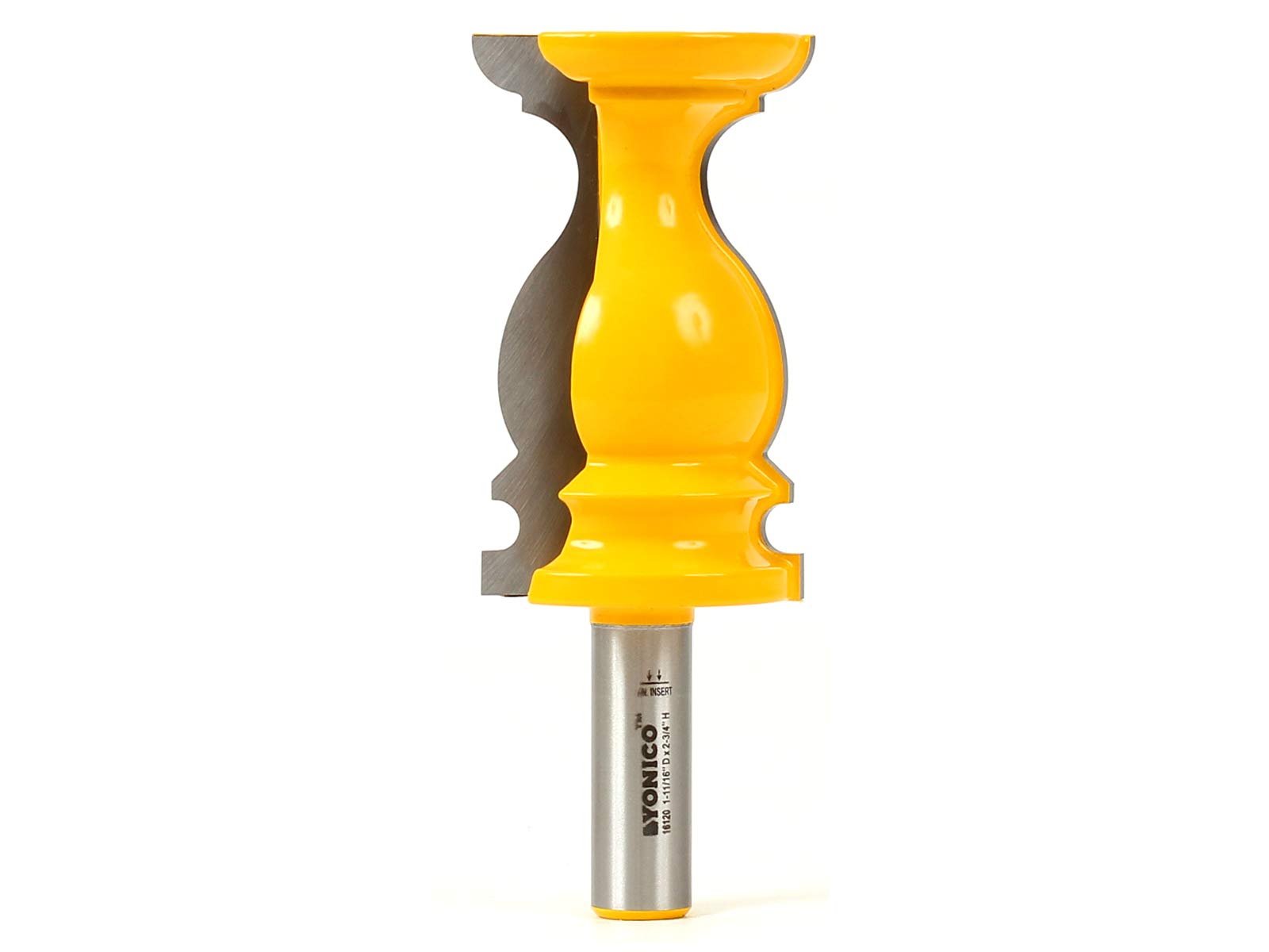 Yonico 16120 2-3/4-Inch Chair Rail Molding Router Bit 1/2-Inch Shank