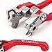TOPHOME for Honda CRF250R 2007-2019, CRF450R 2007-2019, CRF450RX 2017-2019,CRF250RX 2019 CNC Pivot Clutch Brake Levers 1 Pair Off Road Dirt Bike Redthumb 2