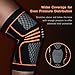 ZetHot Knee Compression Sleeve Support Brace（Pair） Knee Brace for Running, Jogging, Sports, Joint Pain Relief, Arthritis and Injury Recovery
