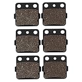Cyleto Front And Rear Brake Pads For YAMAHA RAPTOR 660 YFM660R YFM 660R 2001 2002 2003 2004 2005