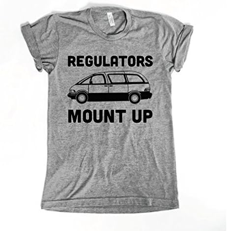 Saturday Morning Pancakes Unisex Regulators Mount Up Minivan T-shirt (XL)