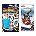 Marvel Avengers Tattoos Party Pack -- 75 Assorted Avengers Temporary Tattoos Bundle With 1 Jumbo Avengers Sticker Decal