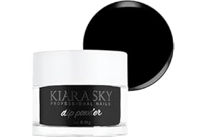 Kiara Sky Dip Powder, Black To Black, 1 Ounce