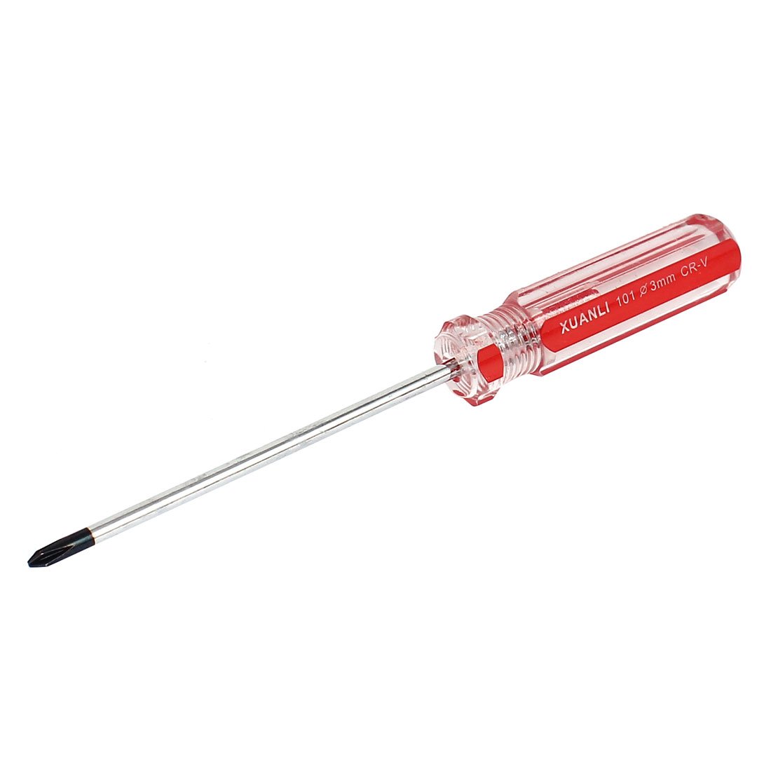 Sourcingmap 3mm Magnetic Tip Plastic Nonslip Grip Cross Head Phillips Screwdriver