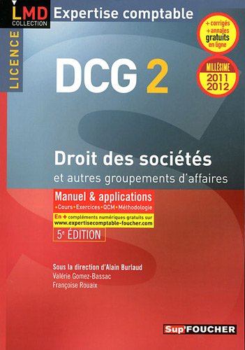 Droit des sociétés et autres groupements d'affaires