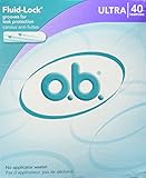 o.b. Ultra Absorbency Tampons, 40-Count Boxes (Pack of 3)
