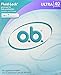 o.b. Ultra Absorbency Tampons, 40-Count Boxes (Pack of 3)