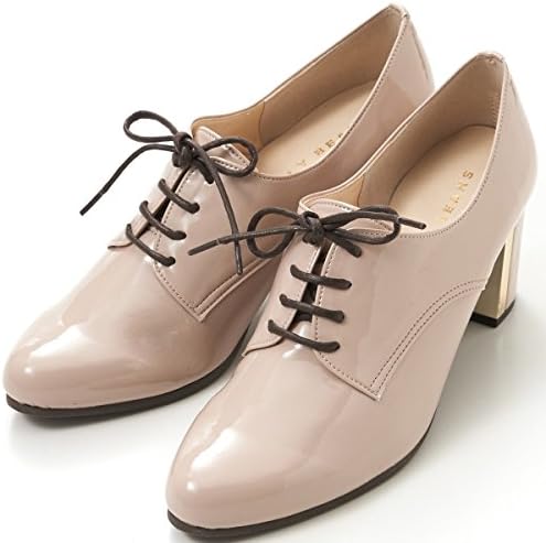 Amazon Co Jp ジェリービーンズ Jelly Beans Web限定セール レースアップパンプス ピンクエナメル調 23 5 服 ファッション小物