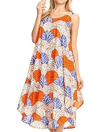 Sakkas Mikaela verano Flowy vestido caftán encubrimiento luz y Casual