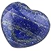 Rockcloud Healing Crystal Lapis Lazuli Heart Love Carved Palm Worry Stone Chakra Reiki Balancing