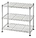 Muscle Rack WS181018-C Steel Adjustable Wire Shelving, 3 Shelves, Chrome, 18