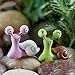 BronaGrand 10pcs Garden Ornament Miniature Snail Figurine Resin Craft Fairy Dollhouse Decor Bonsai Plant Decoration