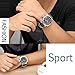 Mens Sport Analog Digital Watches Olive Canvas Nylon Strap Military Chronograph Backlight Waterproof Wrist Watch