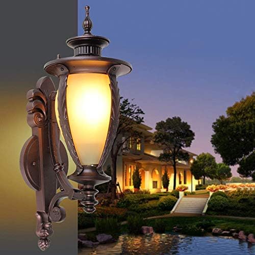 ヨーロッパの防水壁ランプレトロ屋外壁取り付け用燭台防錆壁照明器具