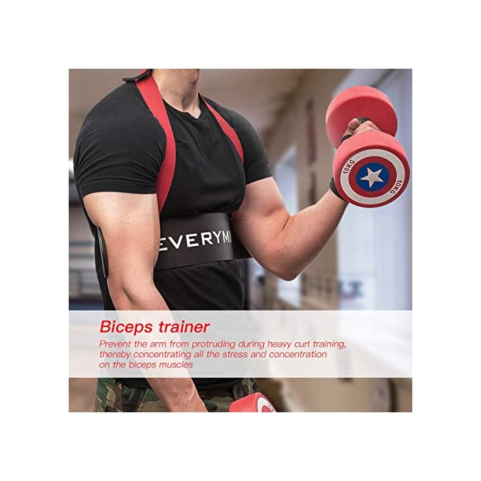 EVERYMILE Fitness Arm Curl Blaster, Sports Arm Blaster, Biceps Triceps